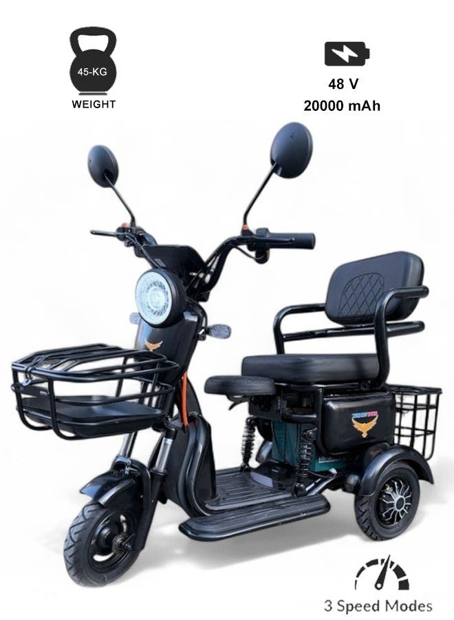 دباب كهربائي 3 كفرات صغير  لجميع الفئات كبار سن نساء اطفال